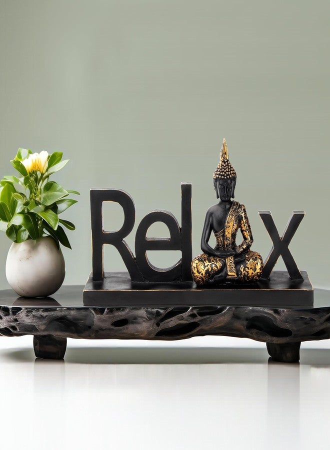 Smadeer Buddha Statue Buddah Buda - Buddah Statues for Home Decoration,Laughing Buddha Statue for Yoga feng Shui Meditation Spiritual Room Decor,Buddha Decor Indoor, Relax Budha Zen Decor - Image 4